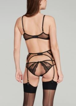 AGENT PROVOCATEUR Rozlyn Suspender -Underwear Specialty Store agent provocateur rozlyn suspender belt black underwear sexy lingerie E copy