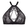 AGENT PROVOCATEUR Vallentina High Neck Underwired Bra (Black) 2 AGENT PROVOCATEUR Vallentina High Neck Underwired Bra (Black) -Underwear Specialty Store agent provocateur vallentina high neck underwired cross neckbra black lace luxury lingerie A