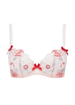 AGENT PROVOCATEUR Zuri Bra (Red / Blue)