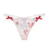 AGENT PROVOCATEUR Zuri Thong (Red / Blue) -Underwear Specialty Store agent provocateur zuri thong red blue sand lace luxury lingerie D