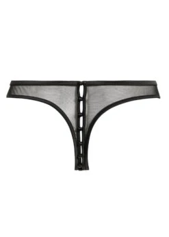 Soft Insomnia Open Thong -Underwear Specialty Store atelier amour douce insomnie open thong black mesh ouvert thong sexy lingerie I