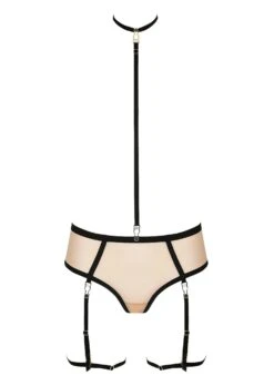 Unbearable Lightness Open Brief With Harness (Skin)