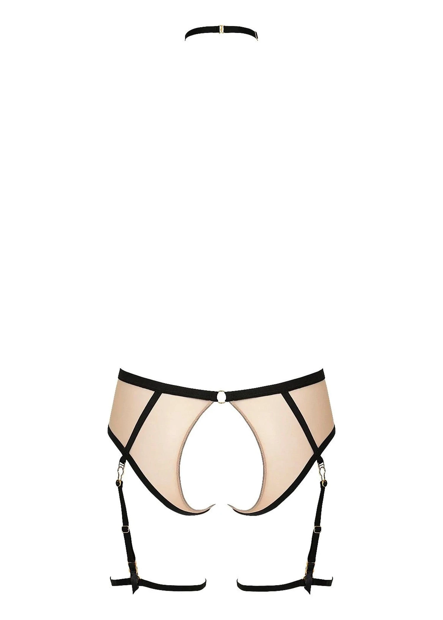 Unbearable Lightness Open Brief With Harness (Skin) 6 Unbearable Lightness Open Brief With Harness (Skin) - Image 4