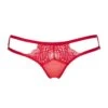 Desire (Rouge) Open Brief -Underwear Specialty Store atelier amour nommee desir rouge open brief red lace backless panty sexy lingerie A