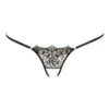 Dusky Raven Crotchless Thong -Underwear Specialty Store avam dusky raven crotchless thong luxury sexy lingerie A