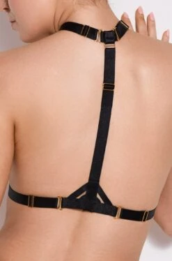 Art Deco Harness -Underwear Specialty Store aw18h02b bordelle art deco harness black accessorie sexy lingerie H