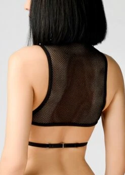 Jet Black Cut Out Bralette 8 Jet Black Cut Out Bralette -Underwear Specialty Store aw1901 jet.bk elf zhou jet black cut out bralette black nonpadded sexy lingerie f