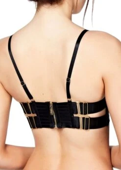 Allegra Adjustable Wire Bra -Underwear Specialty Store aw19b11b bordelle allegra adjustable wire bra black cupless sexy lingerie d