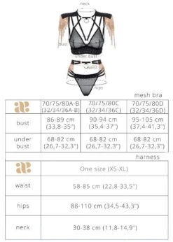 Golden Power Bondage Bra, Thong And Belt -Underwear Specialty Store baed stories golden army collection golden power bra thong gold chain belt sexy roleplay bdsm lingerie set H