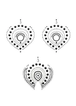 Bijoux Indiscrets Flamboyant Body Jewellery (Black/Silver)