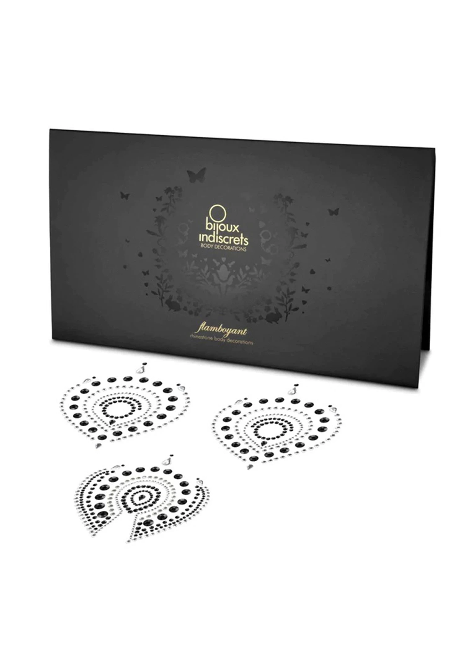 Bijoux Indiscrets Flamboyant Body Jewellery (Black/Silver) 5 Bijoux Indiscrets Flamboyant Body Jewellery (Black/Silver) - Image 3