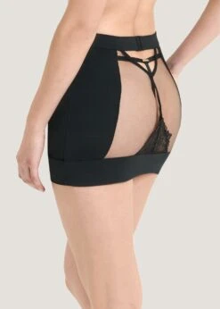 BLUEBELLA Alanna Skirt 12 BLUEBELLA Alanna Skirt -Underwear Specialty Store bluebella alanna skirt see through mesh black lace sexy lingerie C