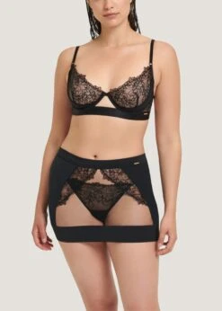 BLUEBELLA Alanna Skirt 15 BLUEBELLA Alanna Skirt -Underwear Specialty Store bluebella alanna skirt see through mesh black lace sexy lingerie F