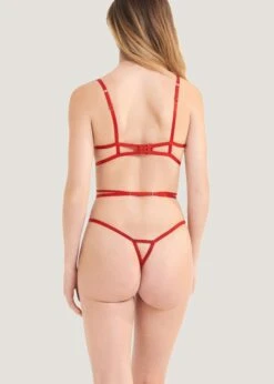 BLUEBELLA Aria Wired Body (Red) -Underwear Specialty Store bluebella aria wired body red cupless ultra sexy lingerie bodywear C