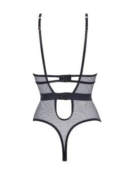BLUEBELLA Cassandra Wired Body (Black) -Underwear Specialty Store bluebella cassandra wired body black lace bodysuit sexy lingerie F