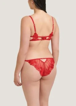 BLUEBELLA Colette Bra (Red) -Underwear Specialty Store bluebella colette bra tomato red underwired non padded embroidery lace sexy lingerie G