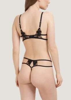 BLUEBELLA Colette Bra -Underwear Specialty Store bluebella colette bra underwire nonpadded black mesh sexy lingerie E