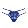 BLUEBELLA Colette Thong (Blue) -Underwear Specialty Store bluebella colette thong blue lace cut out sides sexy underwear lingerie A