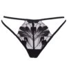 BLUEBELLA Colette Thong -Underwear Specialty Store bluebella colette thong double strap black mesh bottoms sexy lingerie A