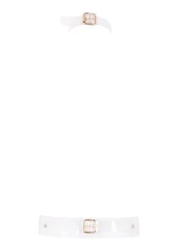 BLUEBELLA Daniela Harness -Underwear Specialty Store bluebella daniela harness clear pvc gold chain body harness bondage sexy lingerie accessory E