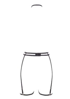 BLUEBELLA Edena Suspender Harness -Underwear Specialty Store bluebella edena suspender harness detachable black bondage bodywear sexy lingerie E