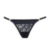 BLUEBELLA Eleanora Thong (Black) -Underwear Specialty Store bluebella eleanora thong black lace underwear bottoms sexy lingerie A