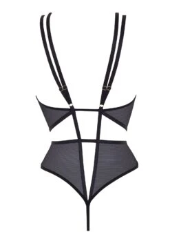 BLUEBELLA Elizabeth Soft Body (Black) -Underwear Specialty Store bluebella elizabeth soft body black mesh double strap bodysuit sexy lingerie F