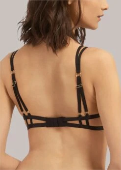 BLUEBELLA Emerson (Black) Open Cup Lace Bra -Underwear Specialty Store bluebella emerson open cupless bra black sexy lingerie C