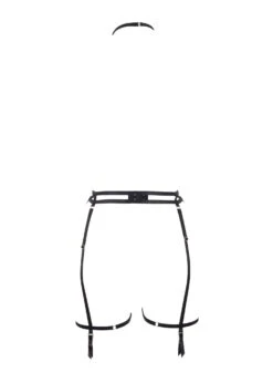 BLUEBELLA Estelle Suspender Harness -Underwear Specialty Store bluebella estelle suspender harness belt black bondage bodywear sexy lingerie D