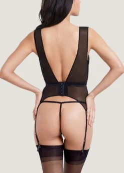 BLUEBELLA Fenella Soft Basque -Underwear Specialty Store bluebella fenella soft basque black bodysuit playsuit bodywear nonpadded wirefree sexy lingerie 41253 C