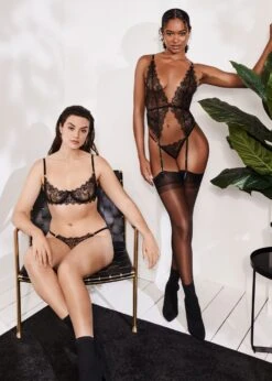 BLUEBELLA Grace Soft Basque -Underwear Specialty Store bluebella grace soft basque black lace bodywear sexy lingerie E