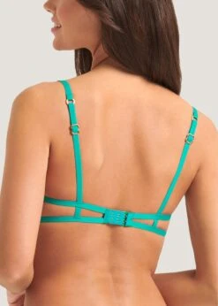 BLUEBELLA Isadora Bra (Columbia Green) -Underwear Specialty Store bluebella isadora bra columbia green underwired non padded lace embroidery sexy lingerie C