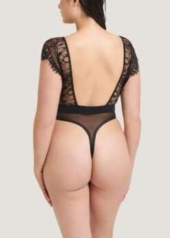 BLUEBELLA Josetta Soft Body (Black) -Underwear Specialty Store bluebella josetta soft body black lace mesh bodysuit sexy lingerie F