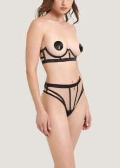 BLUEBELLA Karina Open Bra (Black) -Underwear Specialty Store bluebella karina bra underwired cupless strapless open bra ultra sexy lingerie E