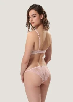 BLUEBELLA Marseille Bra (Pale Pink) -Underwear Specialty Store bluebella marseille bra pale pink underwired non padded embroidery mesh sexy lingerie C