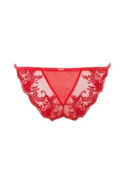 BLUEBELLA Marseille Brief (Red) -Underwear Specialty Store bluebella marseille brief tomato red panty knicker lace embroidery sexy underwear lingerie H