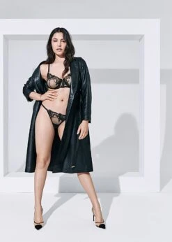 BLUEBELLA Marseille Bra (Black) -Underwear Specialty Store bluebella marseille lace mesh bra thong suspender collection A