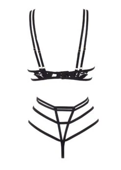 BLUEBELLA Ophelia Wired Body -Underwear Specialty Store bluebella ophelia wired body cupless black embroidery underwired sexy lingerie bodywear F