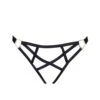 BLUEBELLA Salma Ouvert Brief (Black) -Underwear Specialty Store bluebella salma open ouvert brief panty sexy lingerie underwear A