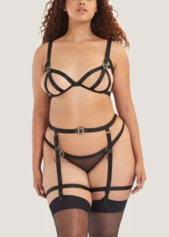 BLUEBELLA Slade Bra -Underwear Specialty Store bluebella slade open bra black sexy lingerie F