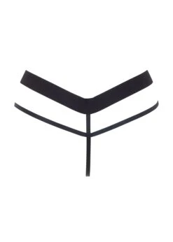 BLUEBELLA Sutton Thong -Underwear Specialty Store bluebella sutton thong black cutout underwear high waist thong sexy lingerie I