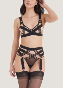 BLUEBELLA Sutton Bra -Underwear Specialty Store bluebella sutton underwired open bra black non padded cupless bra sexy lingerie E