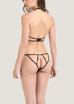 BLUEBELLA Valerian Open Bra -Underwear Specialty Store bluebella valerian open bra black cupless bra bondage lingerie ultra sexy lingerie E