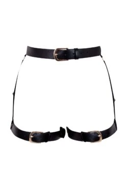 BLUEBELLA Zadie Faux Leather Thigh Harness -Underwear Specialty Store bluebella zadie faux leather thigh harness bdsm sexy accessory G