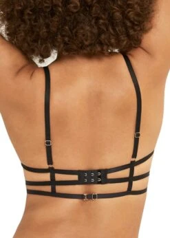 BLUEBELLA Estelle Bra -Underwear Specialty Store blueblla estelle bra underwired mesh non padded black sexy lingerie C