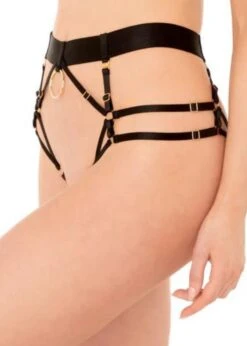 Kora Multi-Style Harness Brief 15 Kora Multi-Style Harness Brief -Underwear Specialty Store bordelle kora multi style harness brief thong black luxury lingerie designer brand sexy lingerie underwear H