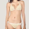 Love Triangle Top & String Bottom (White) -Underwear Specialty Store cm love bikini 2017 6 611 a