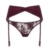 Camellia Suspender Knicker (Sienna)