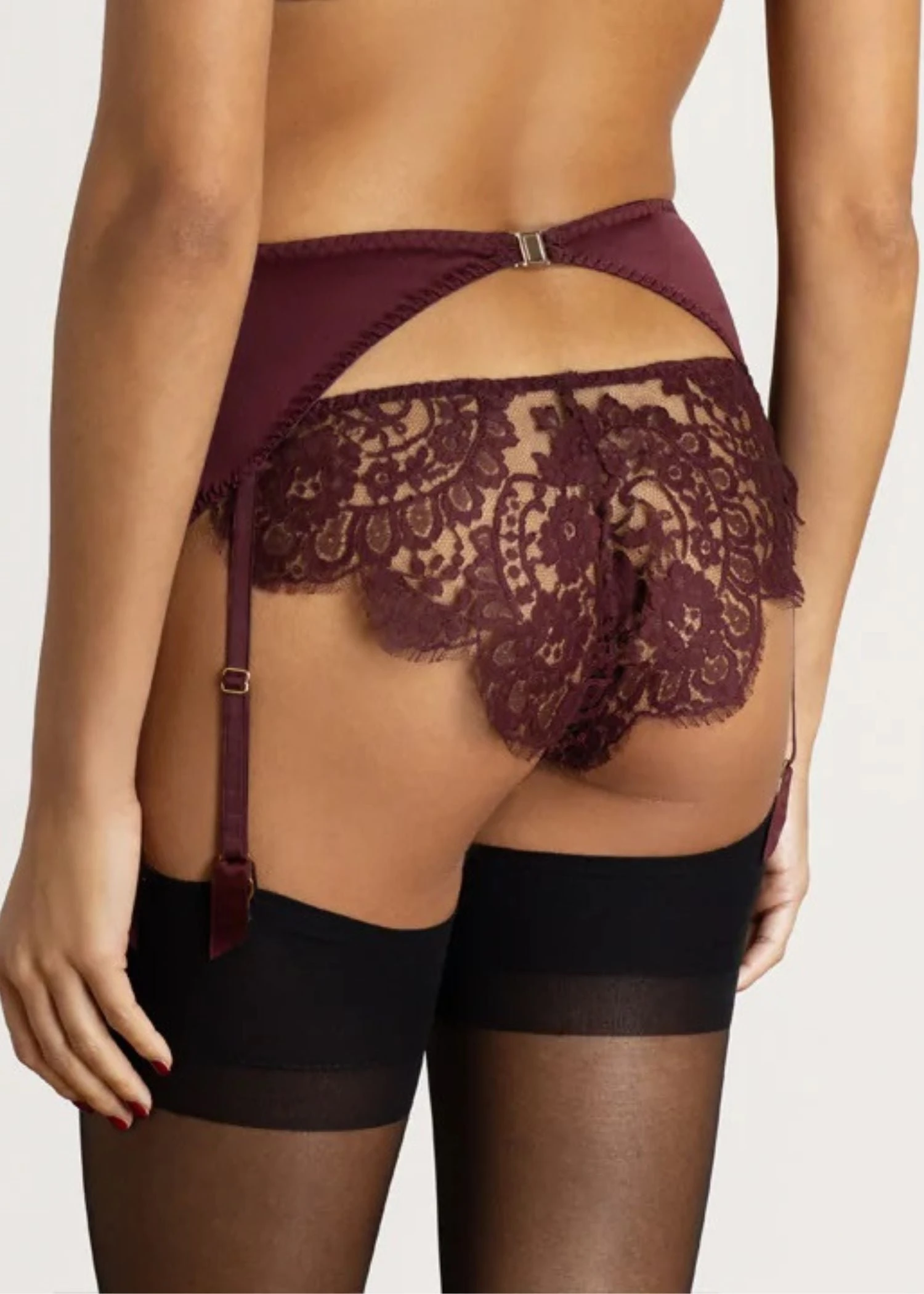 Camellia Suspender Knicker (Sienna) 6 Camellia Suspender Knicker (Sienna) - Image 4