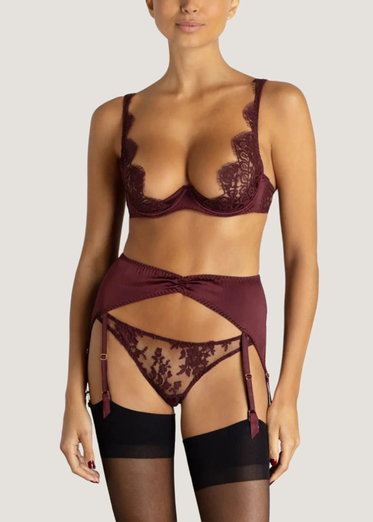 Camellia Suspender Knicker (Sienna) 7 Camellia Suspender Knicker (Sienna) - Image 5